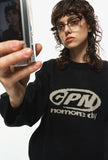 Oval Sea Logo Crewneck Sweater