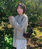 Nero String Check Hood Shirt