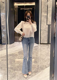 Return Back Pocket Stretch Bootcut Pants
