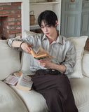 Senel Striped Oversized Long Sleeve Shirt