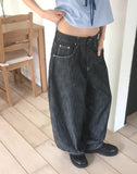 Minu Raw Balloon Denim Pants