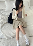 Cliff Color Matching String Mini Nylon Backpack