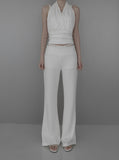 Lua Button Halter Top