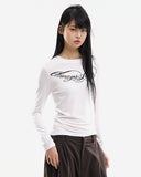 Satisfy lettering graphic T-shirt