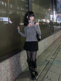 [Muffler Set] Niven Muffler One Off Slim Knit Set