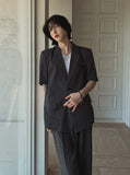 Made linen half blazer