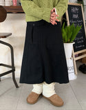 Tendle wrap cargo long skirt