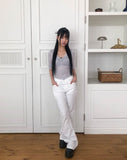 Half-cut Bootcut Pants