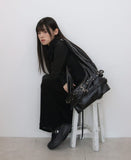 3-Layered Belted Bag