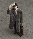 Solive Maxi Long Herringbone Single Coat