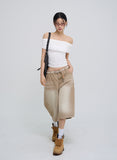 Sweet Carpenter Washing Three Quarter Bermuda Pants