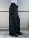 Teto Cargo Carpenter Cotton Wide Pants