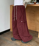 [unisex] Wills Side Snap Ribbed String Pants