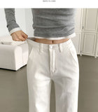 Loose Wide Span Banding Cotton Pants