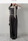 Lael Two-Tuck Wide Slacks
