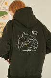 Serendipity Embroidery Brushed Hood