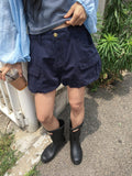 Kaze Vintage Cargo Pumpkin Balloon Shorts