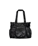 Pin Zipper Ring Pocket Shoulder Bag