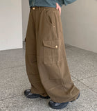 Nerow Cotton Wide Cargo Pants