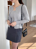 Teens Stitch A-Line Mini Skirt