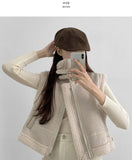Hot Girl Plain Suede Simple Hunting Cap Hat