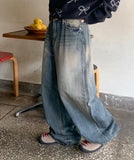 Pekoy vintage washed denim pants