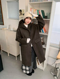 Noriko Hood Quilting Long Coat