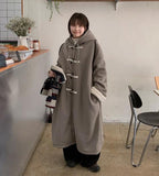 Rotoni Brushed Duffel Cotton Hood Long Coat