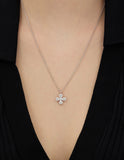 Essence Silver (W) Moissanite Bain Necklace