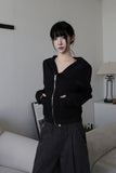 Diagonal Flow Zip-up