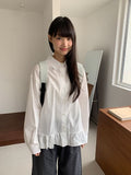 Dilmecca Frill Long Sleeve Shirt Blouse