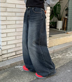 Corico Bijo Pocket Washing Wide Denim Pants