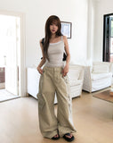 Malta Hip Sack Pocket Diagonal Cargo Pants