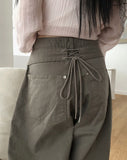 Haven Back Corset Balloon Wide Pants
