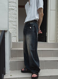 RuenB Mud Sand Curve Denim Pants