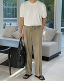 Summer Banding Semi-Wide Slacks