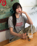 Tokyo Print Crop Short Sleeve T-shirt
