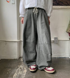 [Unisex] Potent Pigment Parachute Cotton Wide Pants