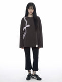RIBBON SIDE Long Sleeve T-Shirt