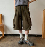 Raol Banding Cargo Bermuda Pants