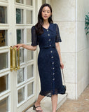 Sunday Collar Lace One Piece