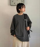[Unisex] Tread Camo Layered Long Sleeve Tee