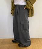 Tenta pin tuck banding cargo slacks