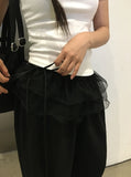 Vite Tiered Layered Mini Wrap Skirt