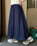 Linge Summer Nylon Long Skirt