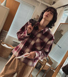 Flute Crop Check Shirt