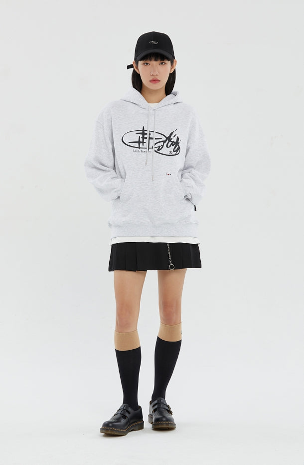 [ROMANTIC CROWN]★ORIGINAL MIXED LOGO HOODIE ROMANTIC CROWN】23FW☆ ORIGINAL MIXED LOGO HOODIE