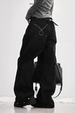 Utility loop wide pants