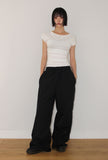 UNDER SHIRRING NYLON PANTS