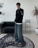 Creek Balloon Carpenter Denim Pants